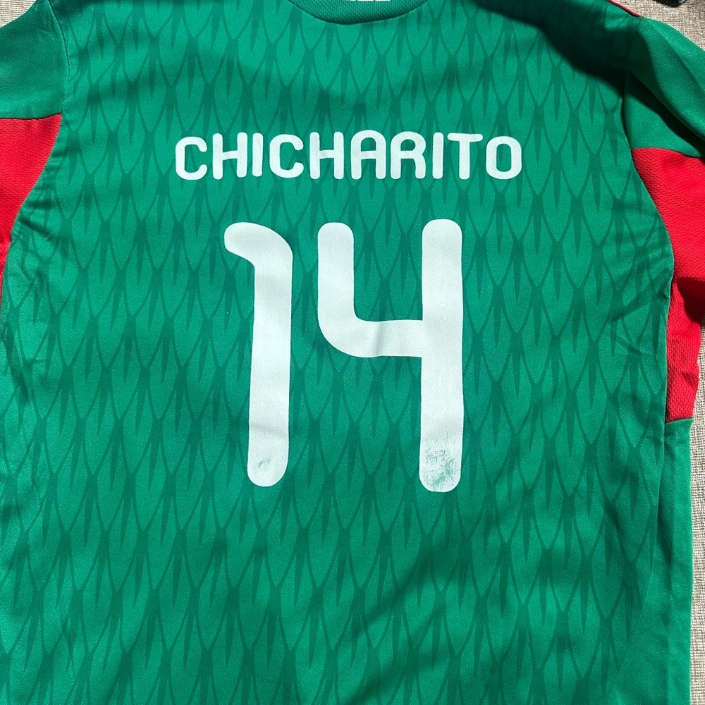 Adidas Green Mexico ClimaCool soccer Jersey: Chicharito 14 Small - Picture 7 of 7